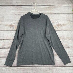 Lululemon‎ Time To Get Dirty Long Sleeve Performance Shirt Men's Large Gray
